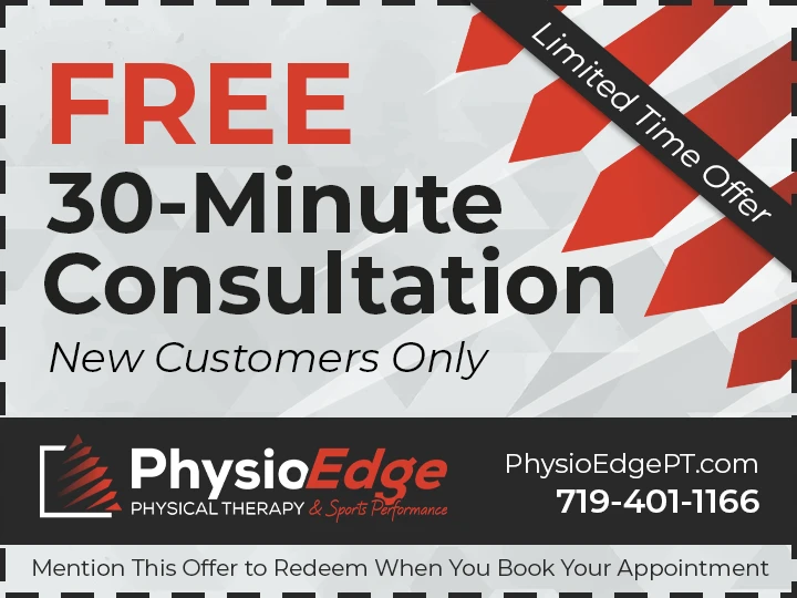 Free 30 minute consultation for new physical therapy customers